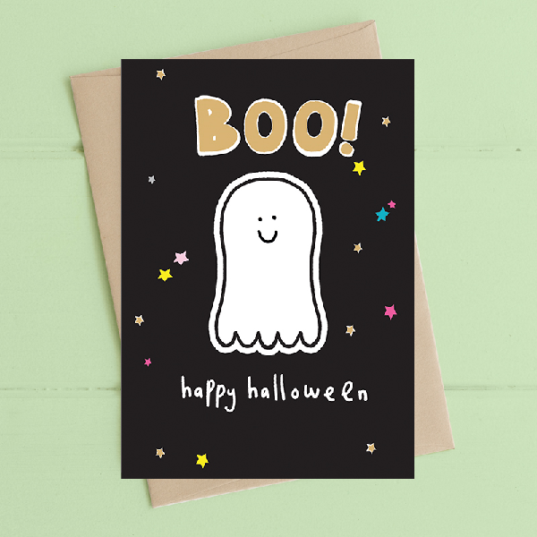 Boo Halloween Card