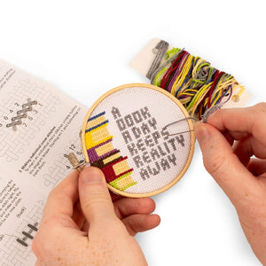 A Book A Day Mini Cross Stitch Embroidery Kit