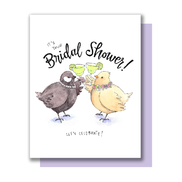 Bridal Shower Birds Card