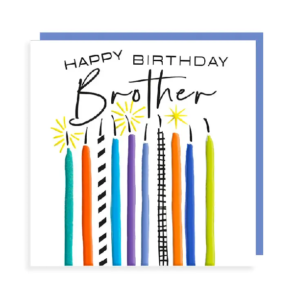 Happy Birthday Brother Birthday Card