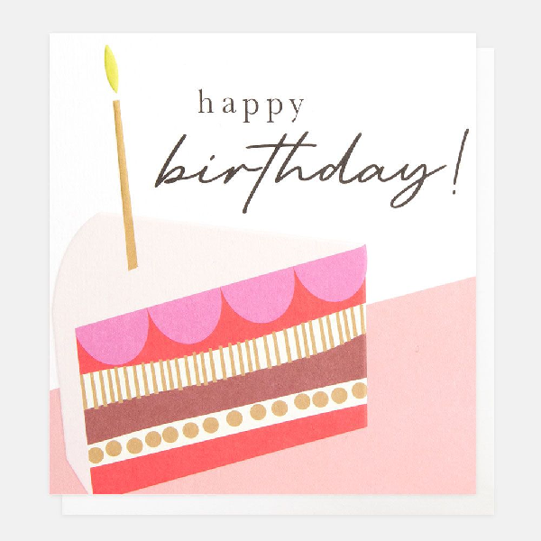 Cake Slice Birthday Card