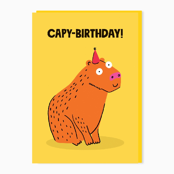 Capy-Birthday Birthday Card