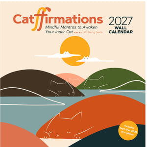 2027 Catffirmations Monthly Wall Calendar