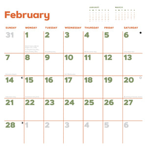 2027 Catffirmations Monthly Wall Calendar