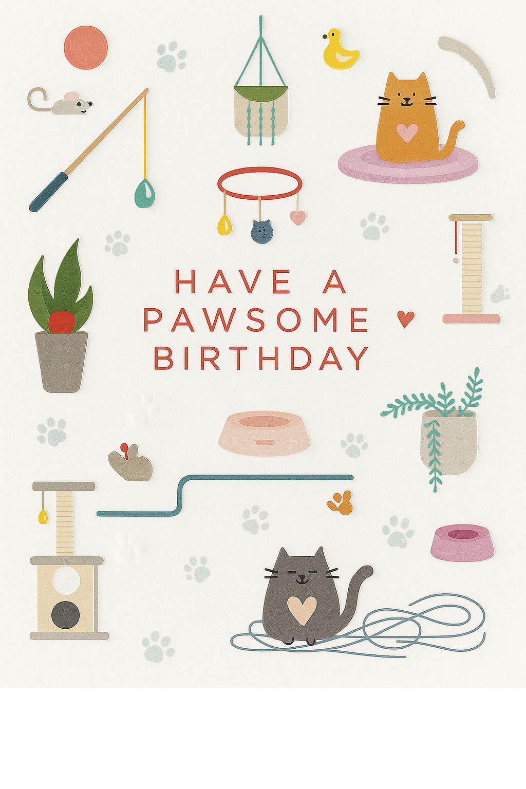 Cats Birthday Card