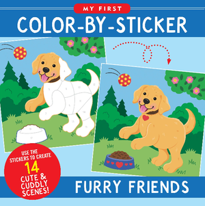 Color-By-Sticker Furry Friends Activity Book