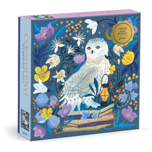 Galison 500 Piece Foil Puzzle | Celestial Owl