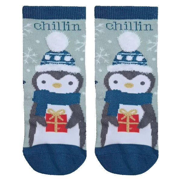 Stephen Joseph Holiday Kids Socks | Penguin