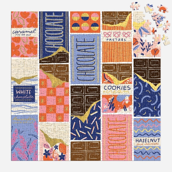 Galison 500 Piece Foil Puzzle | At the Chocolate Bar