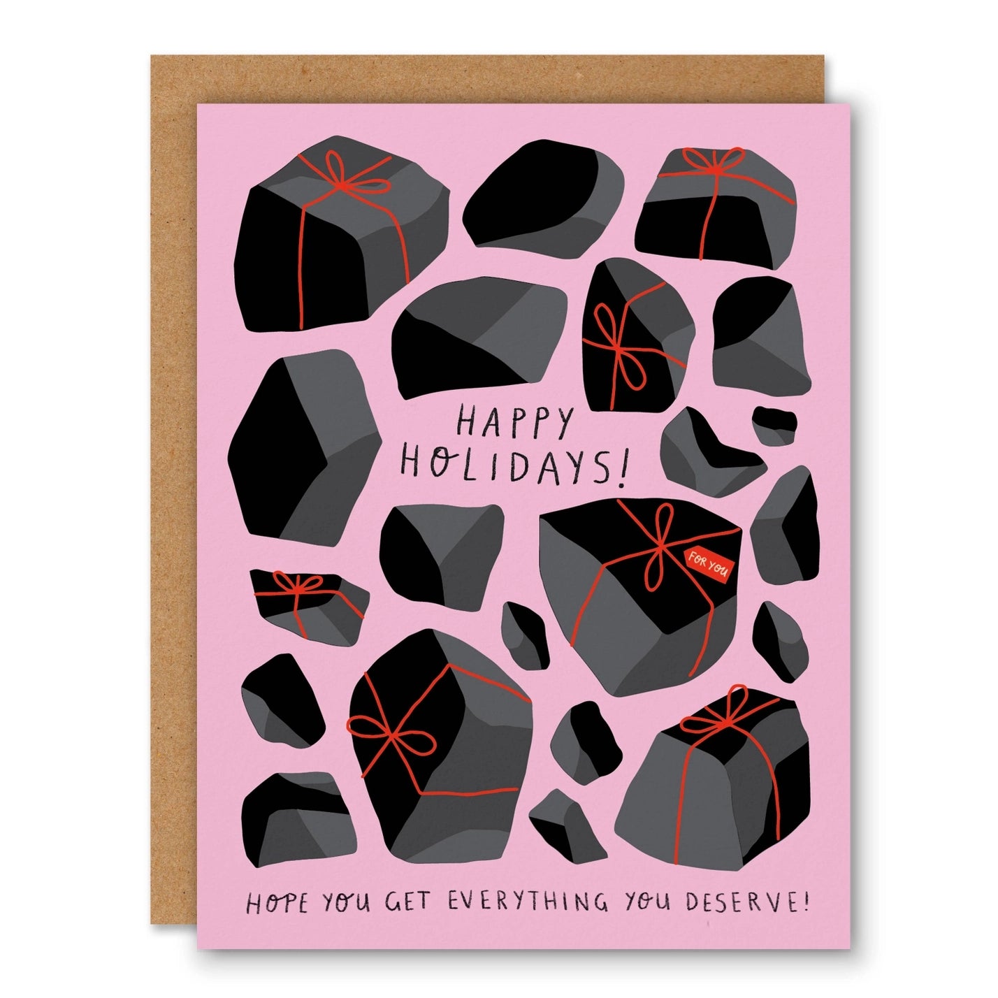 Coal Christmas Card