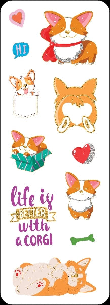 Corgis Sticker Set