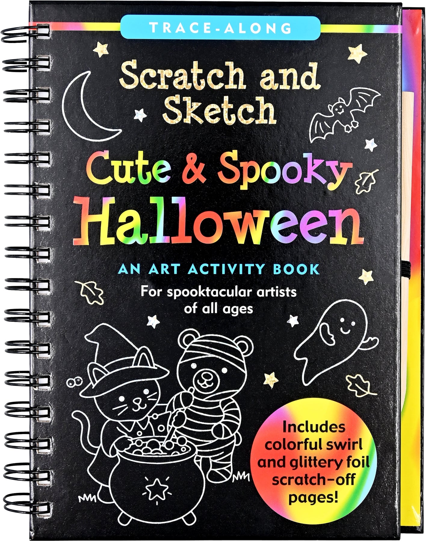 Scratch & Sketch Activity Book | Cute & Spooky Halloween