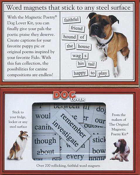 Magnetic Poetry Kit | Dog Lover