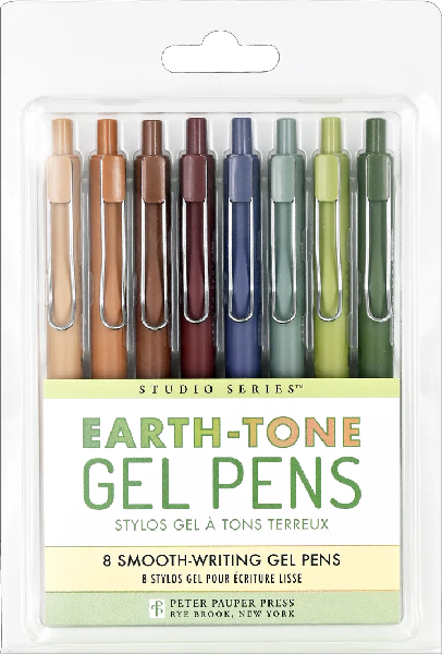 Earth Tone Gel Pen Set