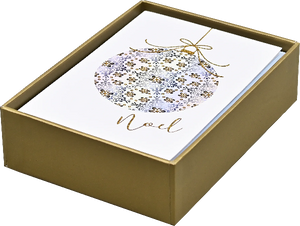 Filigree Ornament Boxed Holiday Cards | Set of 20