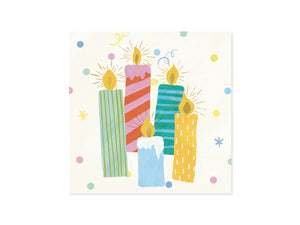 Flickering Birthday Candles Pop-Up Card