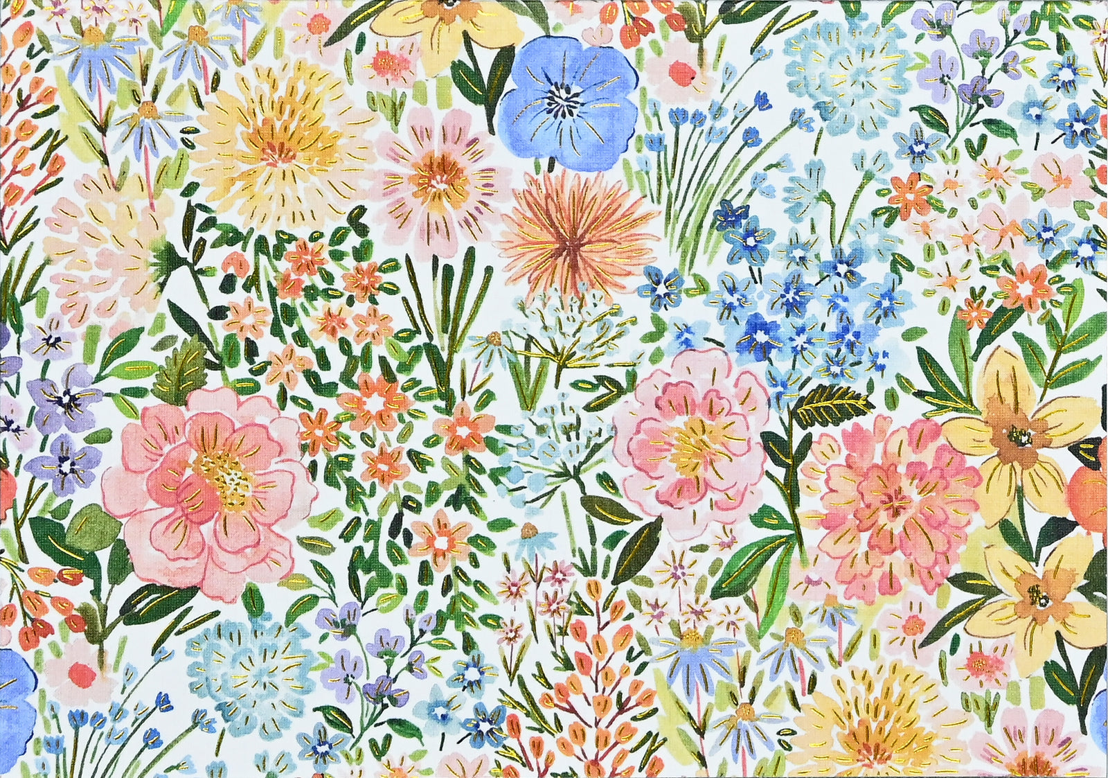 Floral Blooms Blank Notecards