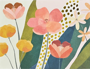 Premium  Floral Thank You Notecards