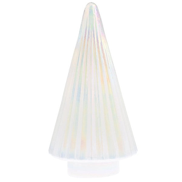 Large Pearl Irridescent Fluted Mercury Glass Tree