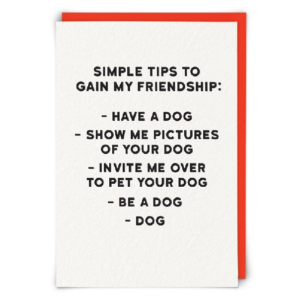 Friendship Blank Humour Card