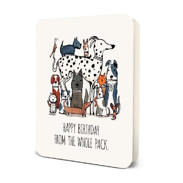 Happy Birthday From The Whole Pack Card