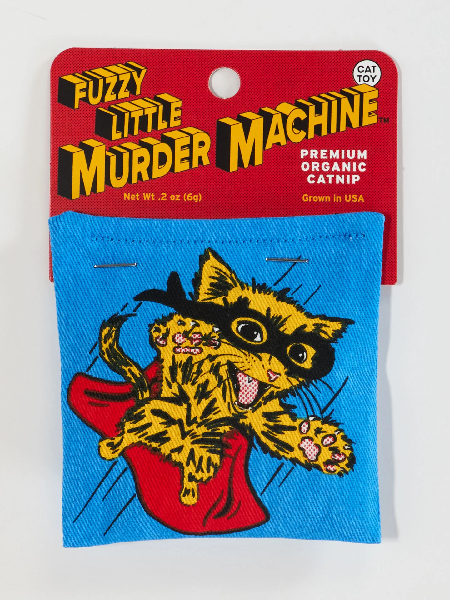 Blue Q Catnip Toy | Fuzzy Murder Machine