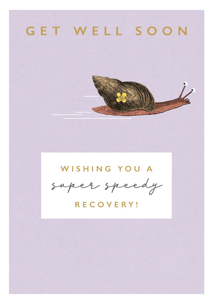 Speedy Recovery Get Well Soon Card