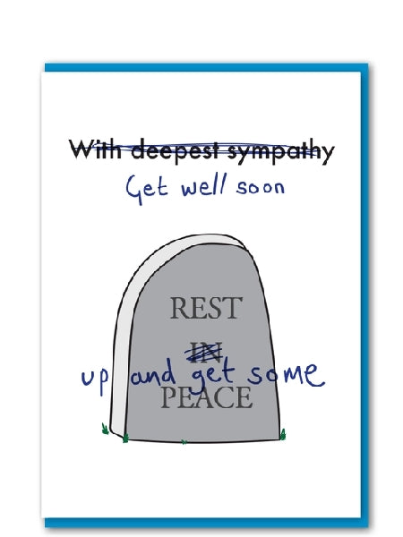 Rest Up Get Well Card