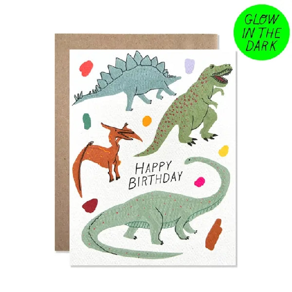 Dinos Birthday Card