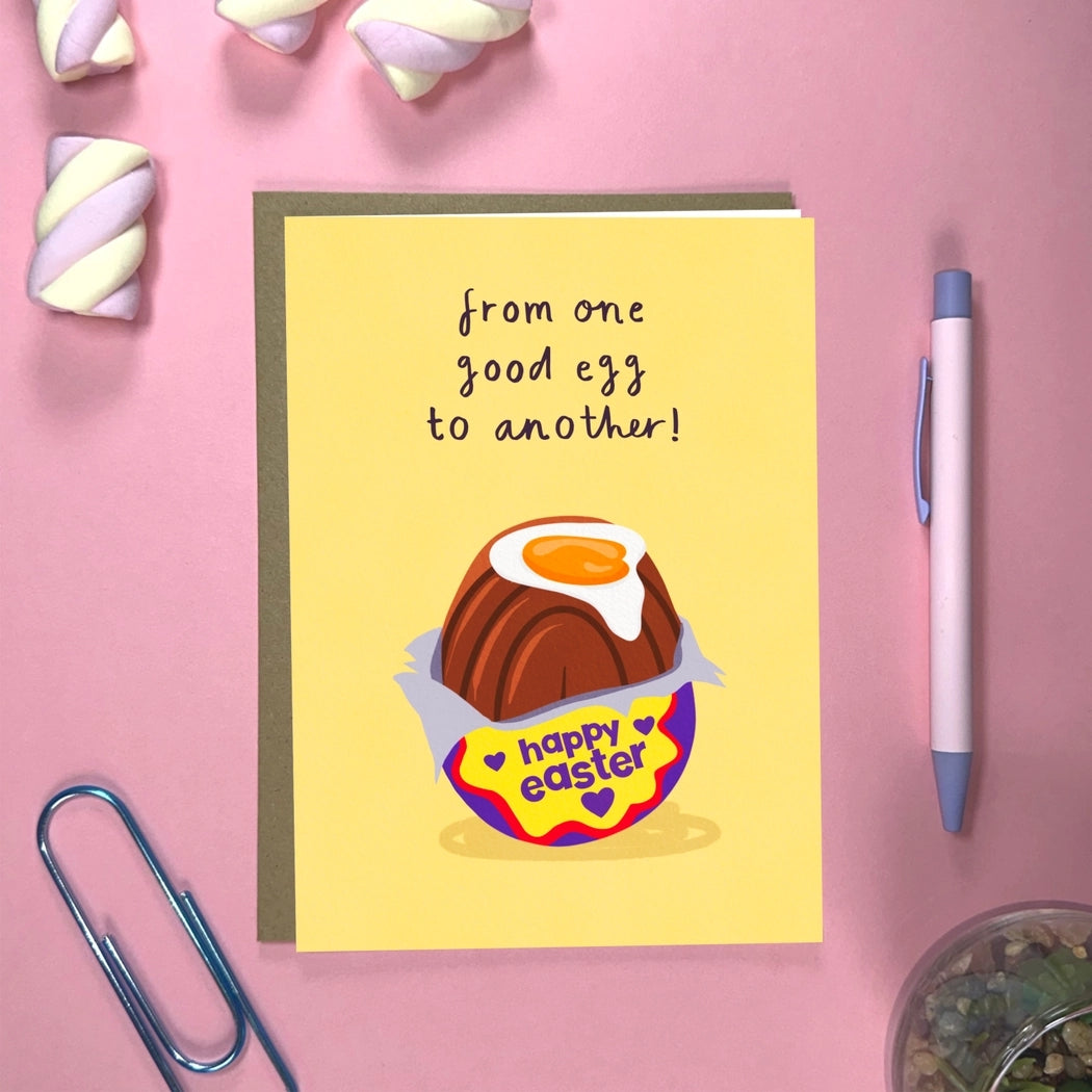 Chocolate Egg Easter Card