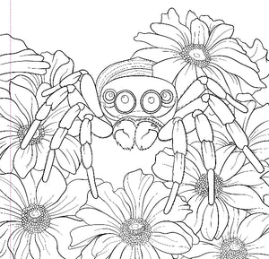 Goth Garden Colouring Book