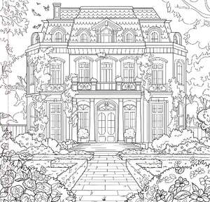 Goth Garden Colouring Book