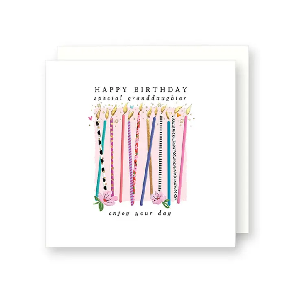 Special Granddaughter Relative Birthday Card