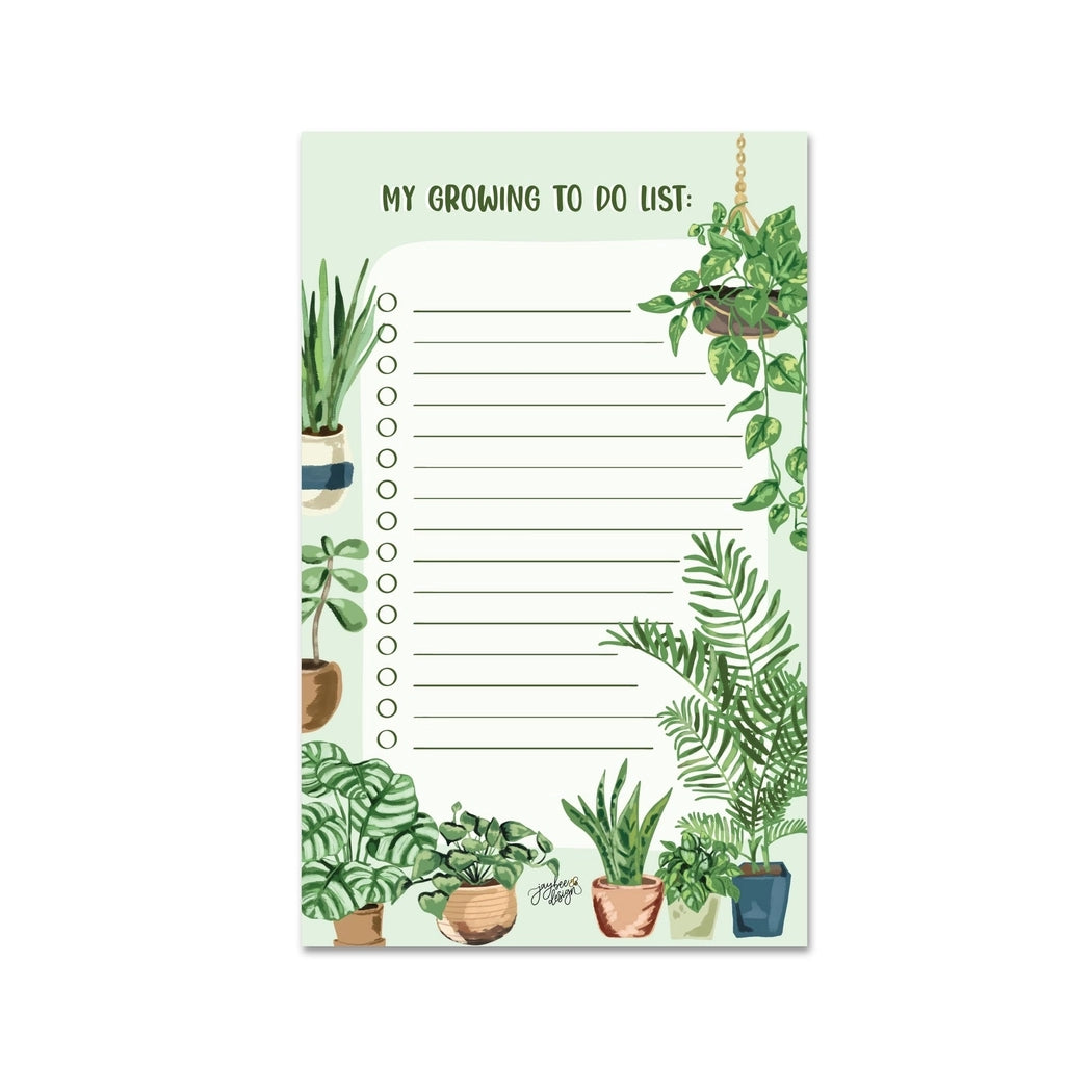 My Growing To Do List Notepad