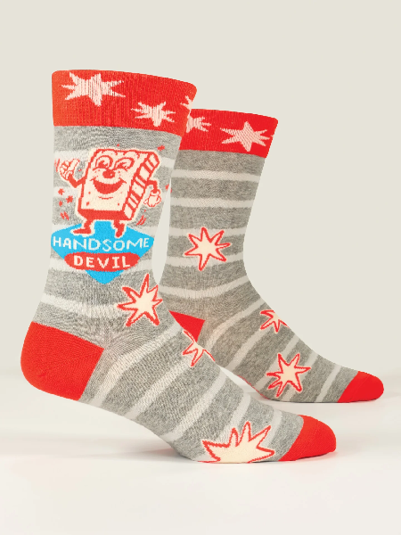 Blue Q Men's Crew Socks | Handsome Devil