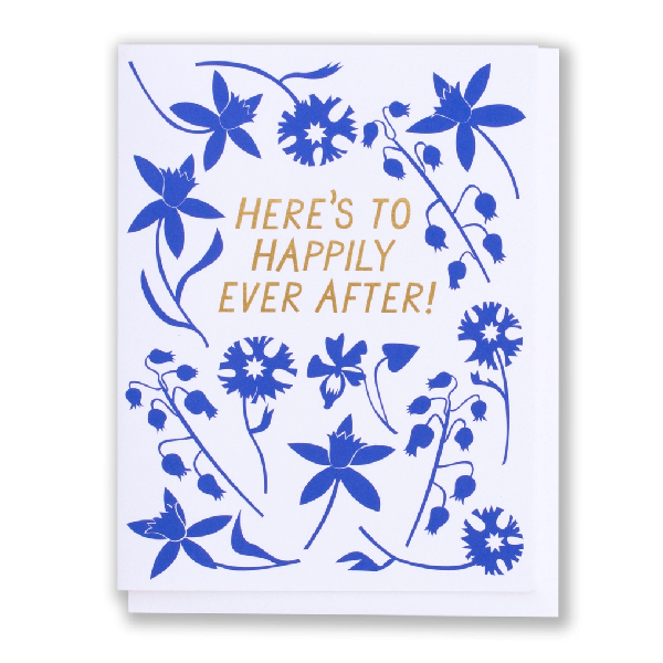 Happily Ever After Wedding Card