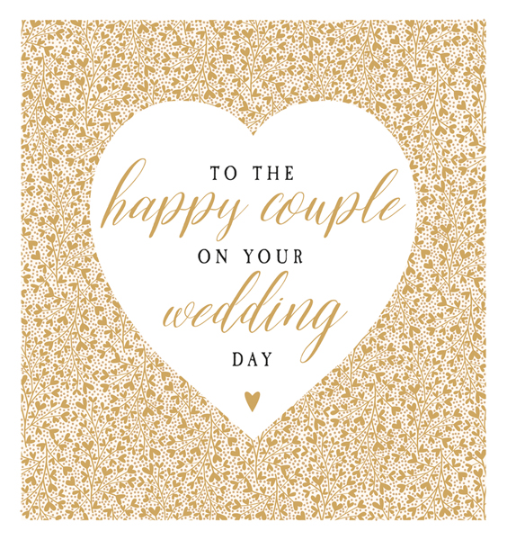 Happy Couple Wedding Card