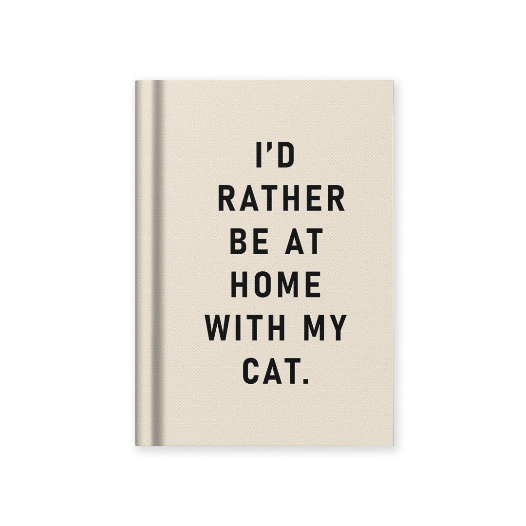At Home With My Cat Mini Notebook