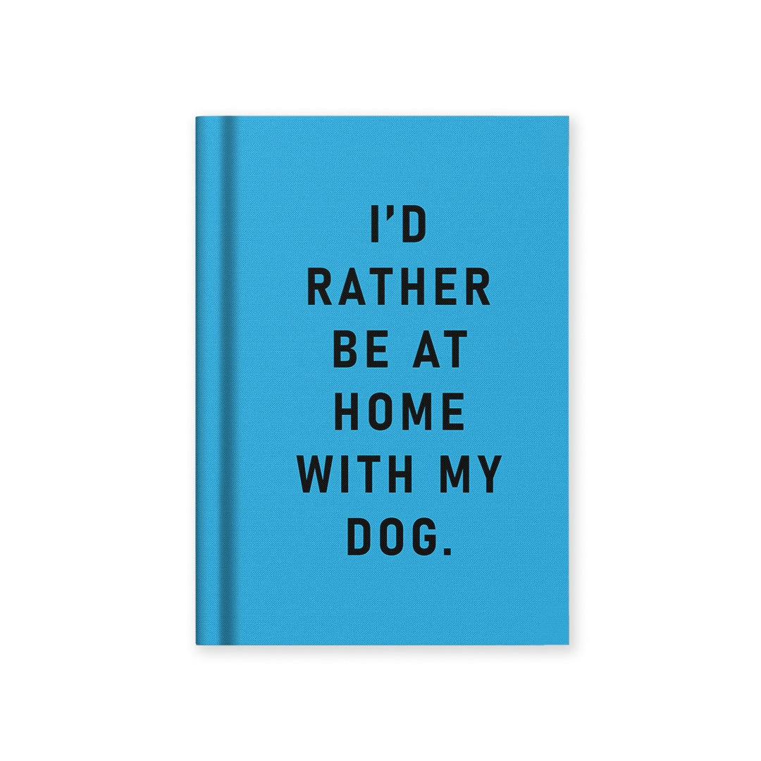 At Home With My Dog Mini Notebook