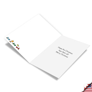 You're Home Early Funny Christmas Card