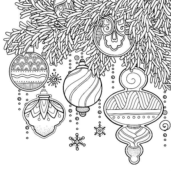 Home For Christmas Colouring Book