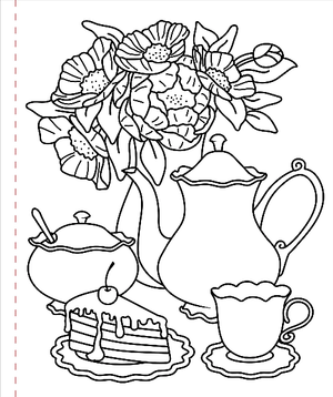 Home Sweet Home Large Print Colouring Book