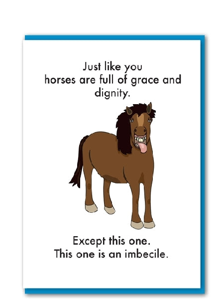 Horses Birthday Card