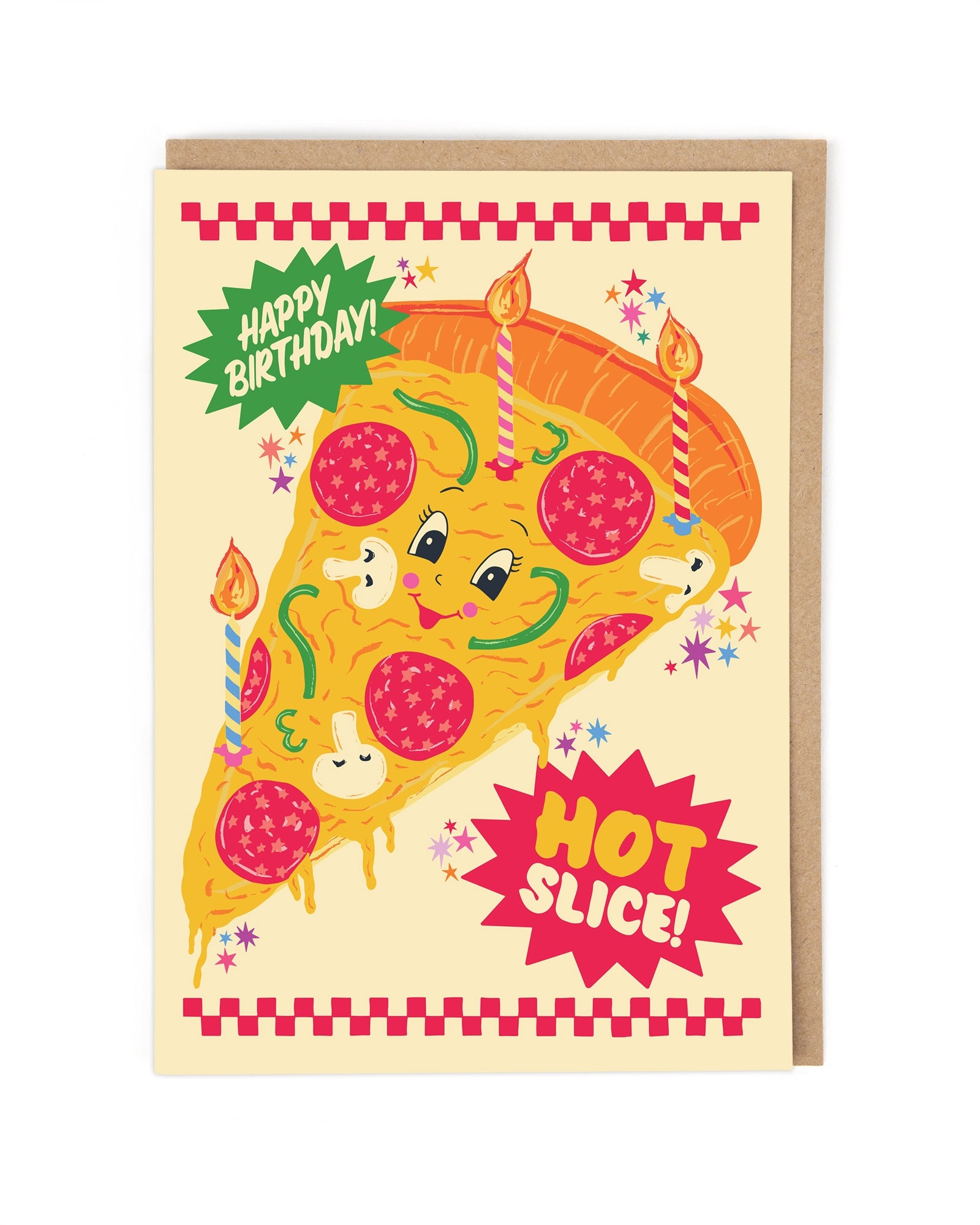 Hot Slice Birthday Card