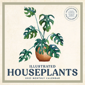 2025 Monthly Wall Calendar | House Plants