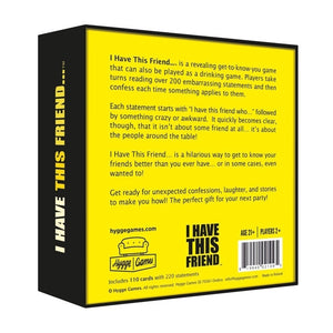 I Have This Friend Game