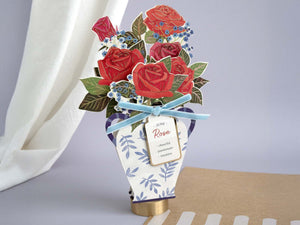 June Birth Flower Pop-Up Card