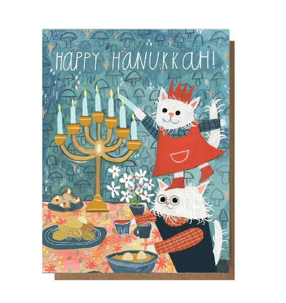 Kitty Hanukkah Card