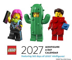 2027 Lego Minifigure A Day Daily Desk Calendar