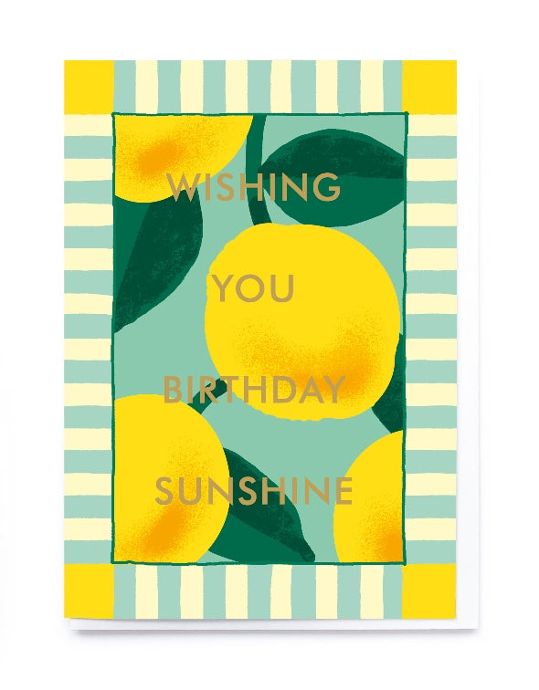 Lemons Birthday Card